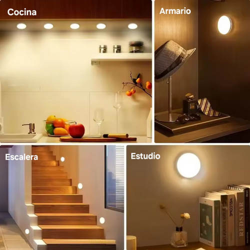 Lámpara LED Recargable con Sensor