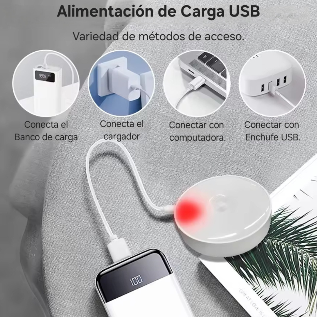 Lámpara LED Recargable con Sensor